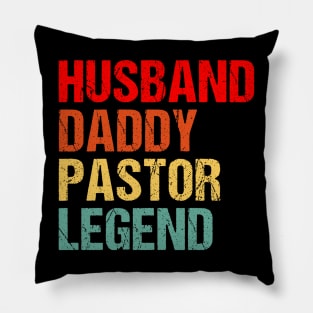 Husband Daddy Pastor Legend Pillow