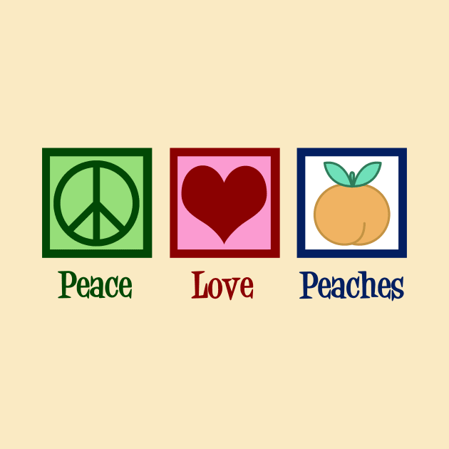 Peace Love Peaches by epiclovedesigns