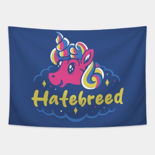 hate and the naughty unicorn Tapestry