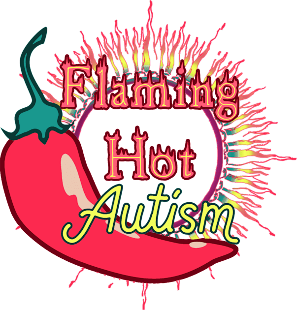 Flaming Hot Autism Kids T-Shirt by LondonAutisticsStandingTogether