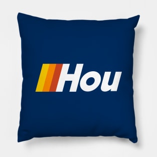 Hou, Retro Gradient - Navy Pillow