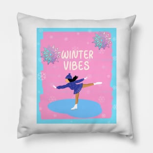 ICE Skater Winter Vibes Pillow