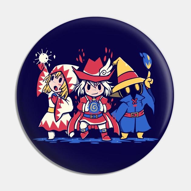 The Three Mages Pin by TechraNova