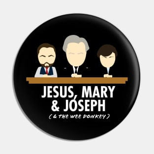 Jesus, Mary, Joseph & the Wee Donkey Pin