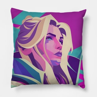 Jaina Proudmoore - Daughter of the Sea Pillow