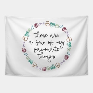 The Sound of Music Favourite Things Tapestry