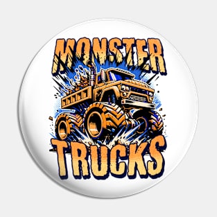 Monster Trucks Pin