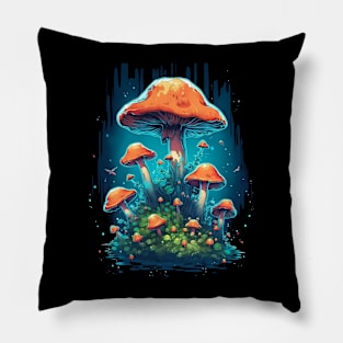 Anime Mushroom Design Pillow