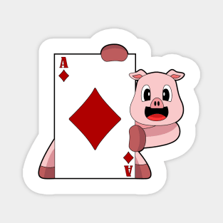 Pig Poker Poker cards Card game Magnet