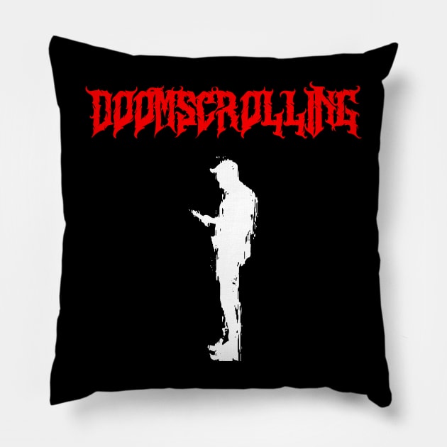 Doomscrolling Pillow by RAdesigns