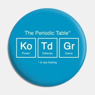 MMA Periodic Table Pin