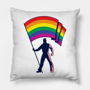 Pride Flag Bearer Pillow