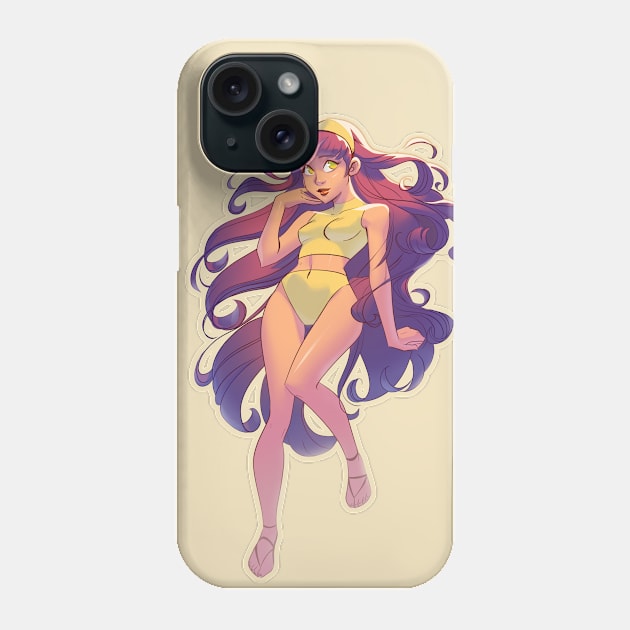 Manga girl Phone Case by Diana Noriega Art