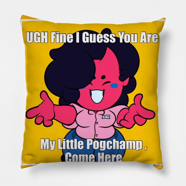 Your Laura’s little Pogchamp 😉 Pillow by Funnyboijulius