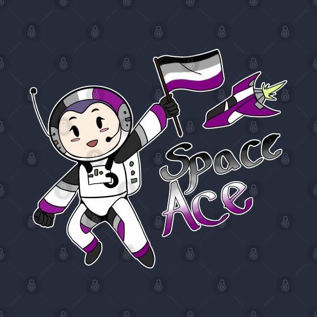 Ace in Space (Asexual Pride) by SakuraDragon