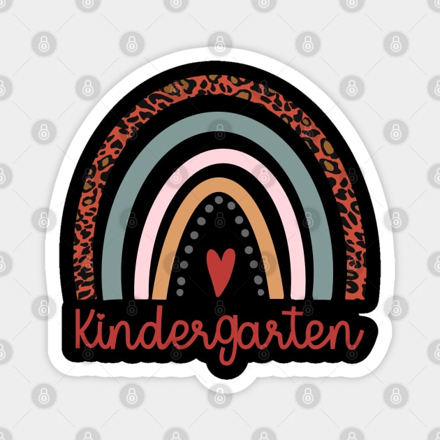 Kindergarten Gift Leopard Rainbow Magnet by The Little Store Of Magic