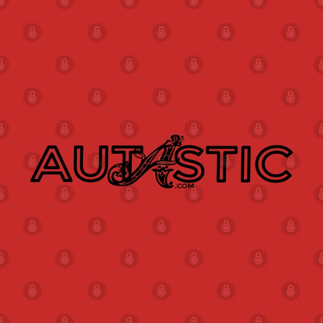 Autastic Outline Logo Tee by The Autastic TeePublic Shop