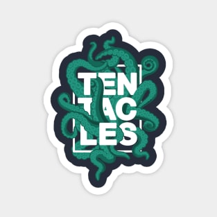 Tentacles – Green (white-out) Magnet