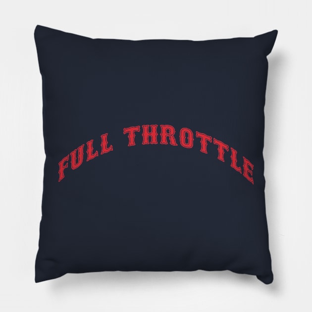 Red Sox Full Throttle Pillow by Baseball Designs