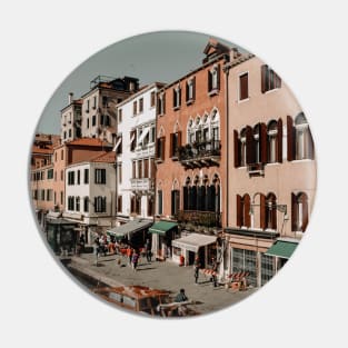 Pink Buildings Venice Architecture Photography Pin