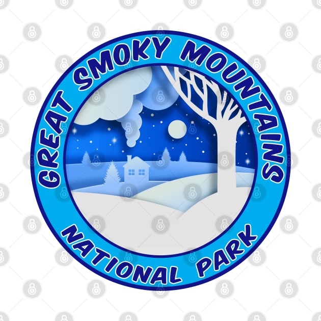 Great Smoky Mountains National Park Log Cabin Night by TravelTime