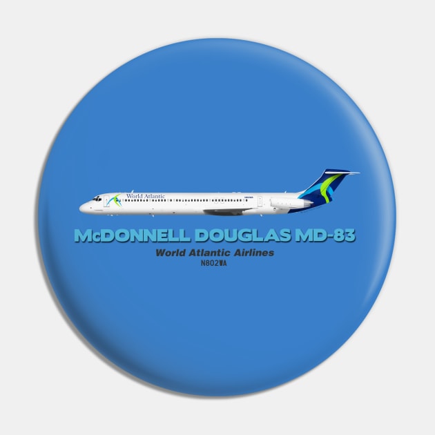 McDonnell Douglas MD-83 - World Atlantic Airlines Pin by TheArtofFlying