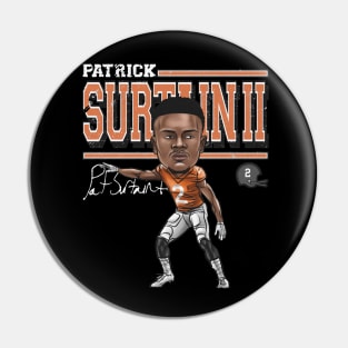 Patrick Surtain II Denver Cartoon Pin