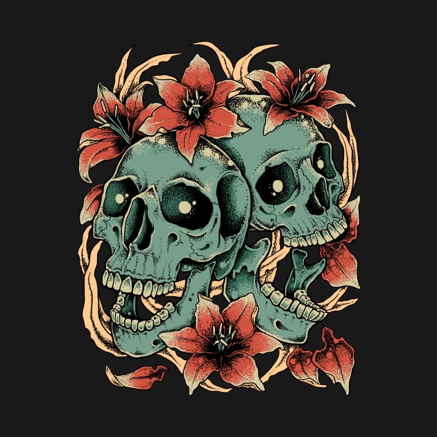 Lily Skulls by artevrie