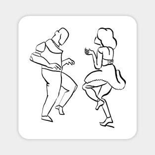 Copyright dancers Magnet