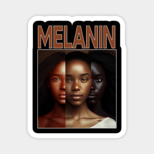 Melanin Shades Black Pride Afrocentric Magnet