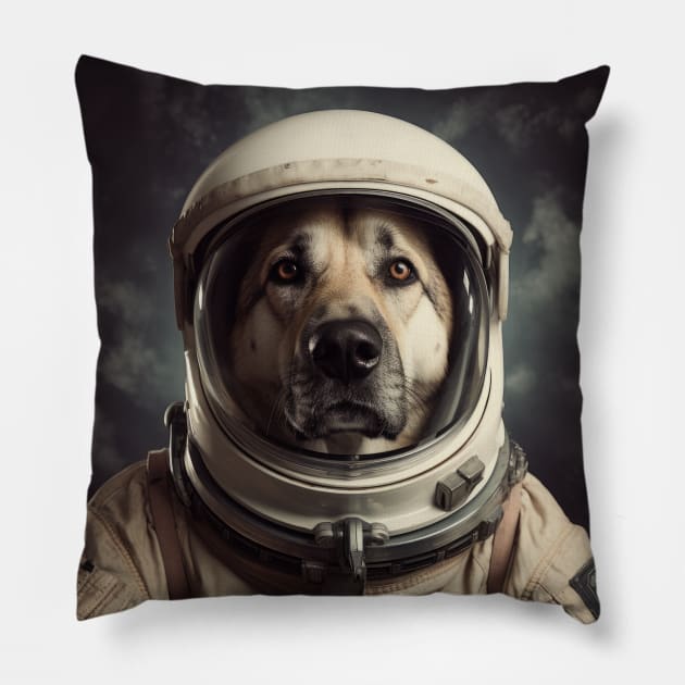 Astro Dog - Anatolian Shepherd Dog Pillow by Merchgard