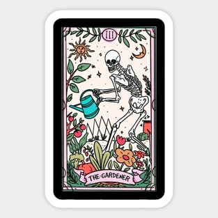 The Gardener Tarot Card Sticker