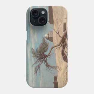 Tree and Graves on the Way to Tel El Armano, Egypt by Elihu Vedder Phone Case