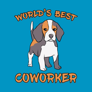 Beagle World's Best Coworker WFH T-Shirt