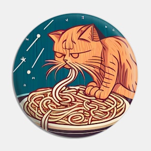 Galactic Spaghetti Cat Pin