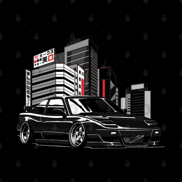 Nissan 240sx Black by JDMAPEX