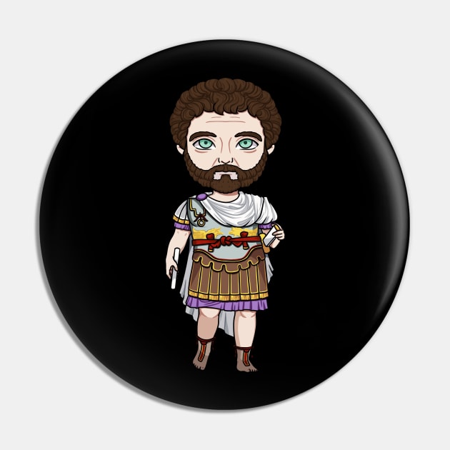 Pax Romana Personified: A Regal Design Celebrating the Reign of Emperor Antoninus Pius Pin by Holymayo Tee
