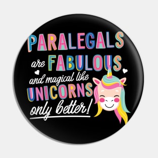 Paralegals are like Unicorns Gift Idea Pin