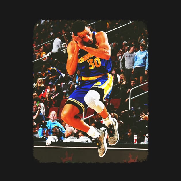 Vintage Steph Curry by Skelector Art