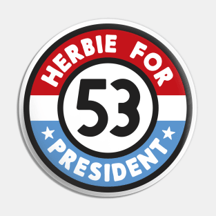 Herbie For President - TLB (Dark) Pin