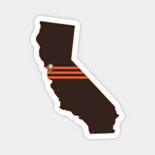 San Francisco Baseball Magnet