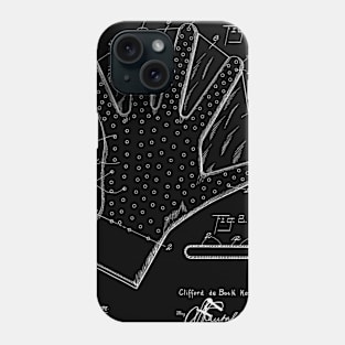 Swimming Glove Vintage Patent Hand Drawing Phone Case