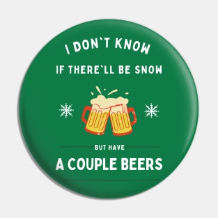 Christmas Beer Pin