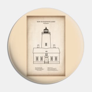 New Dungeness Lighthouse - Washington - SD Pin