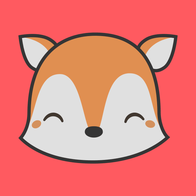 Kawaii Cute Fox by happinessinatee