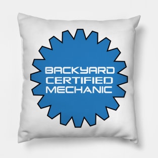 Backyard Mechanic Pillow