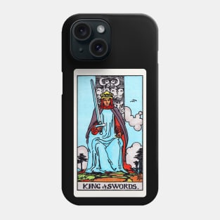 Card #63 - King Of Swords - Rider Waite Smith Tarot Phone Case