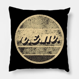 r.e.m. art drawing Pillow