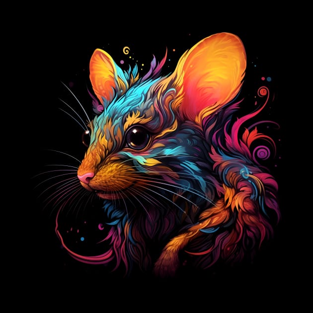 Neon Rodent #4 by Everythingiscute