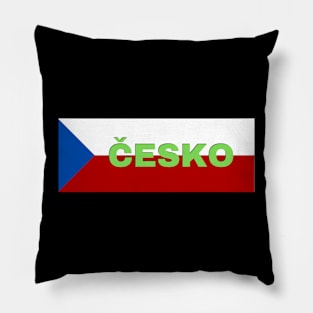 Czech Republic Flag Pillow